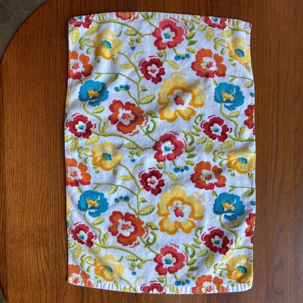 Vintage Floral Kitchen Dish Towel